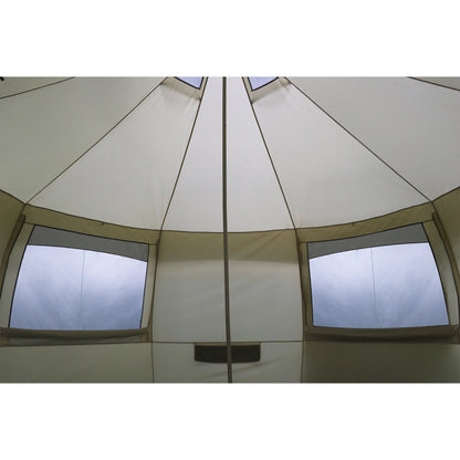 Ozark Trail Mushroom Glamping Bell Tent, with Ripstop Fabric, 6-Person