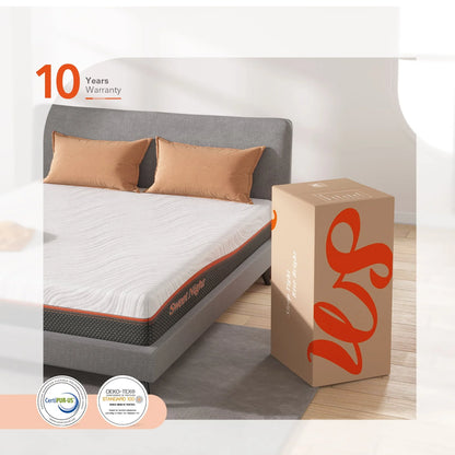 8 Full Pocket Spring Mattresses Gel Memory Foam Mattresses Hybrid Mattresses in a Box, Full Mattresses