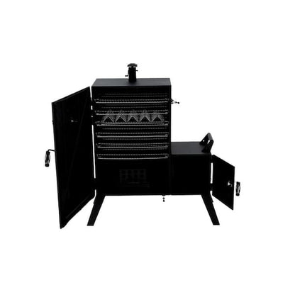 Vertical Wide Body Offset Charcoal Smoker