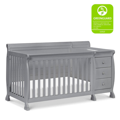 DaVinci Kalani 4-in-1 Convertible Crib &amp; Changer in Grey