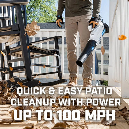 HART 20V Cordless Turbo Fan Leaf Blower (1) 4.0Ah Lithium-Ion Battery