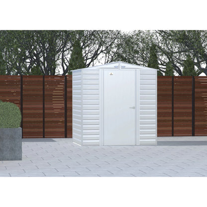Arrow Select Steel Storage Shed Steel Storage Shed, 6x5, Charcoal