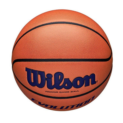 Wilson Evolution Baloncesto de Juego Interior - Negro, Talla 7 - 29,5"