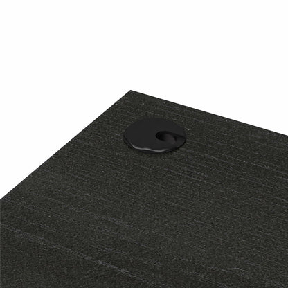 Ameriwood Home L Shaped Desk with Side Storage, Black Oak