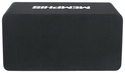 Memphis Audio PRXE12D2 1200w Dual 12" Subwoofers+Enclosure Box+Amplifier+Amp Kit
