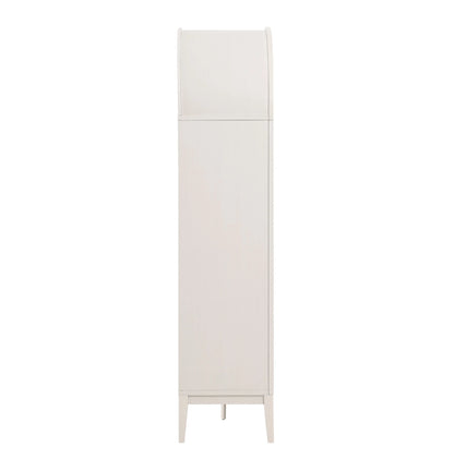 Modway Nolan 74" Tall Arched Storage Display Cabinet Bookshelf in Black