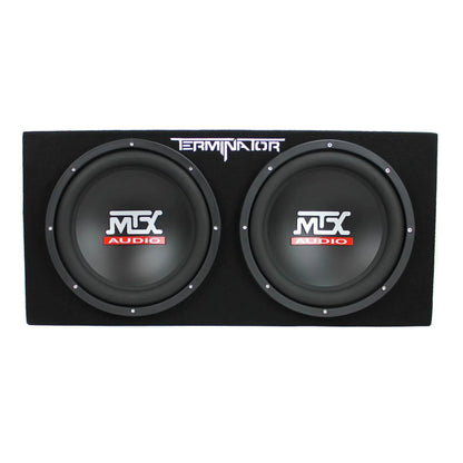 MTX 12" 1200W Dual Loaded Car Subwoofer Audio, Sub Box, Amplifier and Amp Kit
