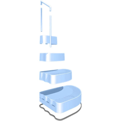 Aqua Select Resin Step in a Box Ultra Sturdy Steps, Oyster Shell White