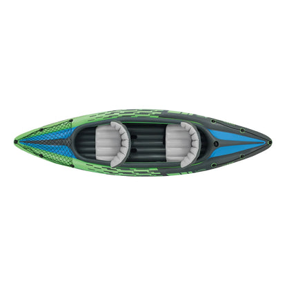Intex Challenger K2 Inflatable Kayak with Oars and Hand Pump