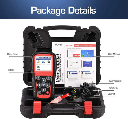 Autel TPMS Relearn Tool TS408, TPMS Reset, Sensor Activation, Program, Key Fob Testing
