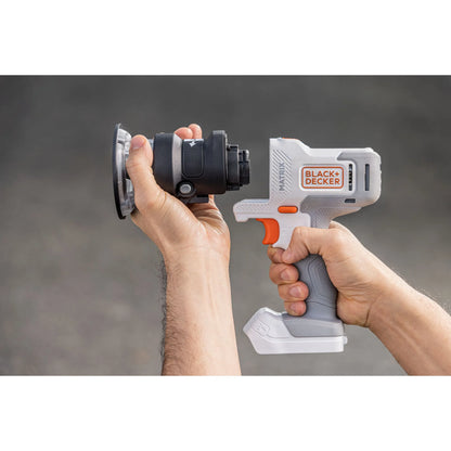BLACK+DECKER 20V MAX* Matrix Cordless Combo Kit, 6-Tool, White And Orange, (BDCDMT1206KITWC)