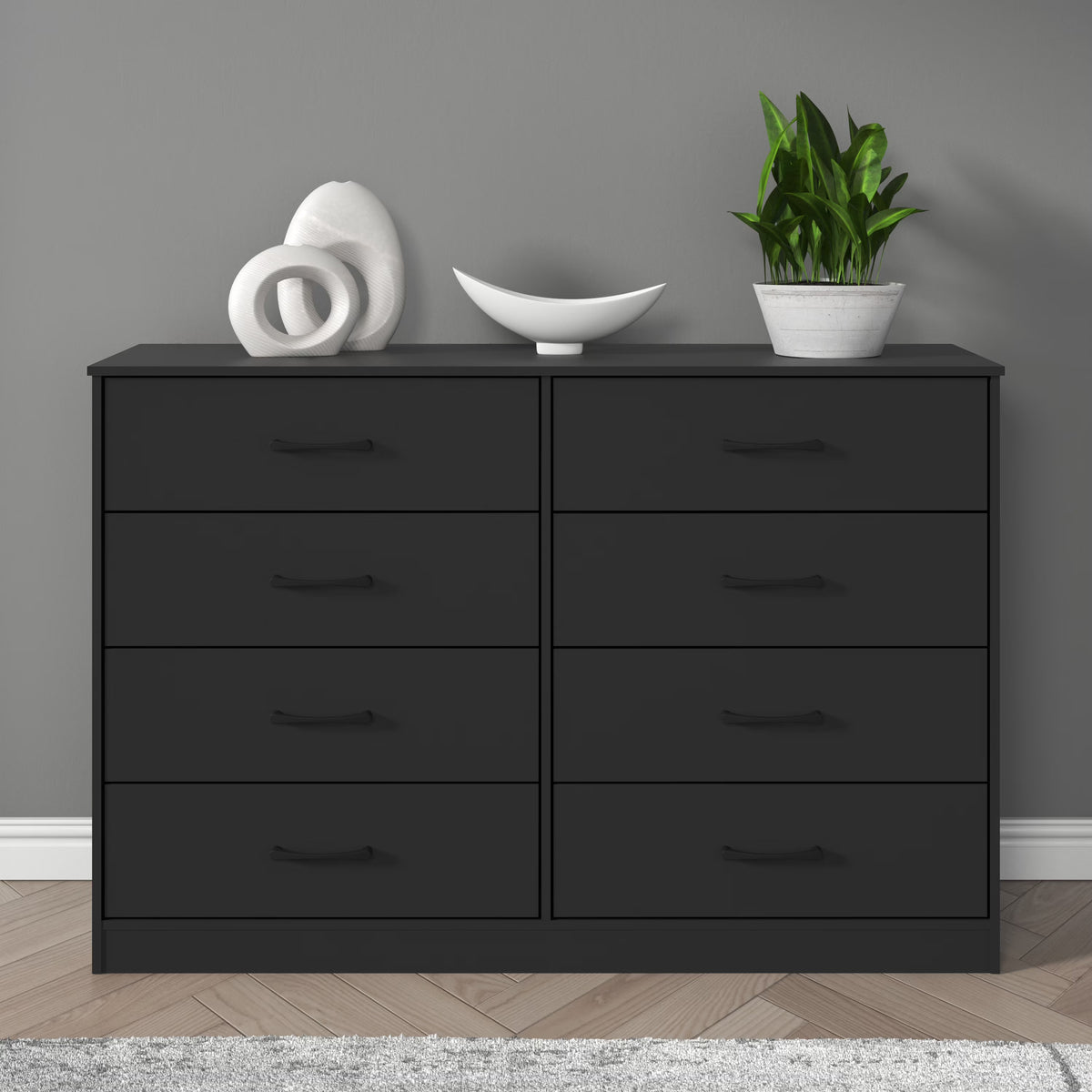 Mainstays Ardent 8 Drawer Dresser, Black