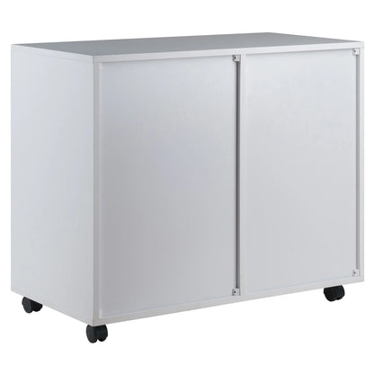 Winsome Halifax 5-Drawer, Side Storage Mobile Cabinet 10630, White Finish
