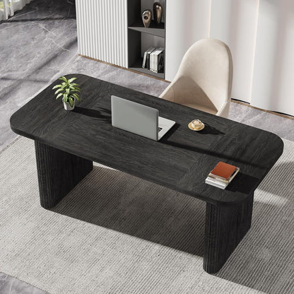 Tribesigns 63'' Computer Desk, Simple Rectangular Writing Table for Home Office Study Room Bedroom