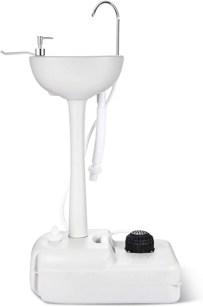 Portable Sink Camping Hand Washing Station with 17 L Wash Basin Stand for Outdoor Camping