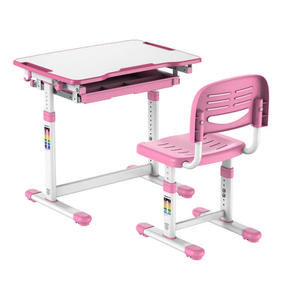 Mount-It! Kids Desk and Chair Set, Blue