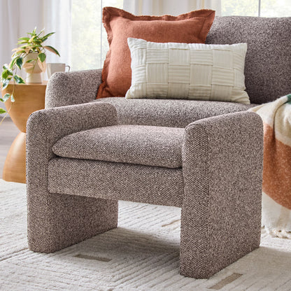Better Homes & Gardens Emerson Ottoman, Cream