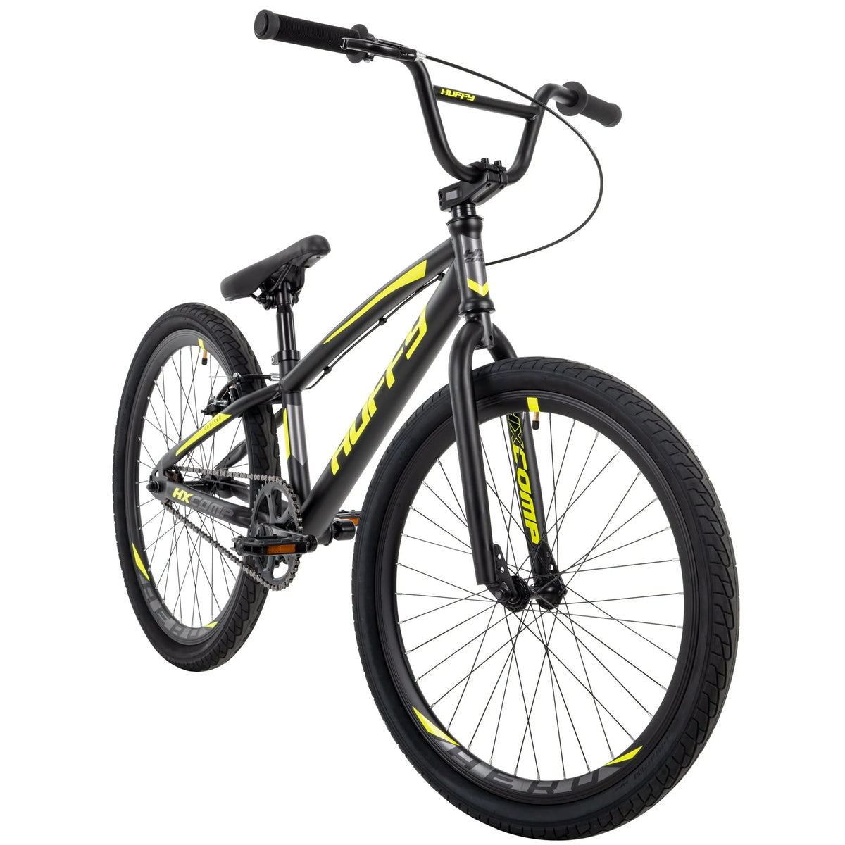 HX Cruiser 24-inch BMX Bike for Boys, Black/Yellow