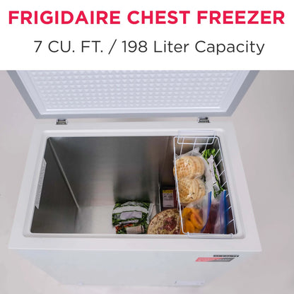 Frigidaire 7.0 Cu. ft. Chest Freezer, EFRF7003, White