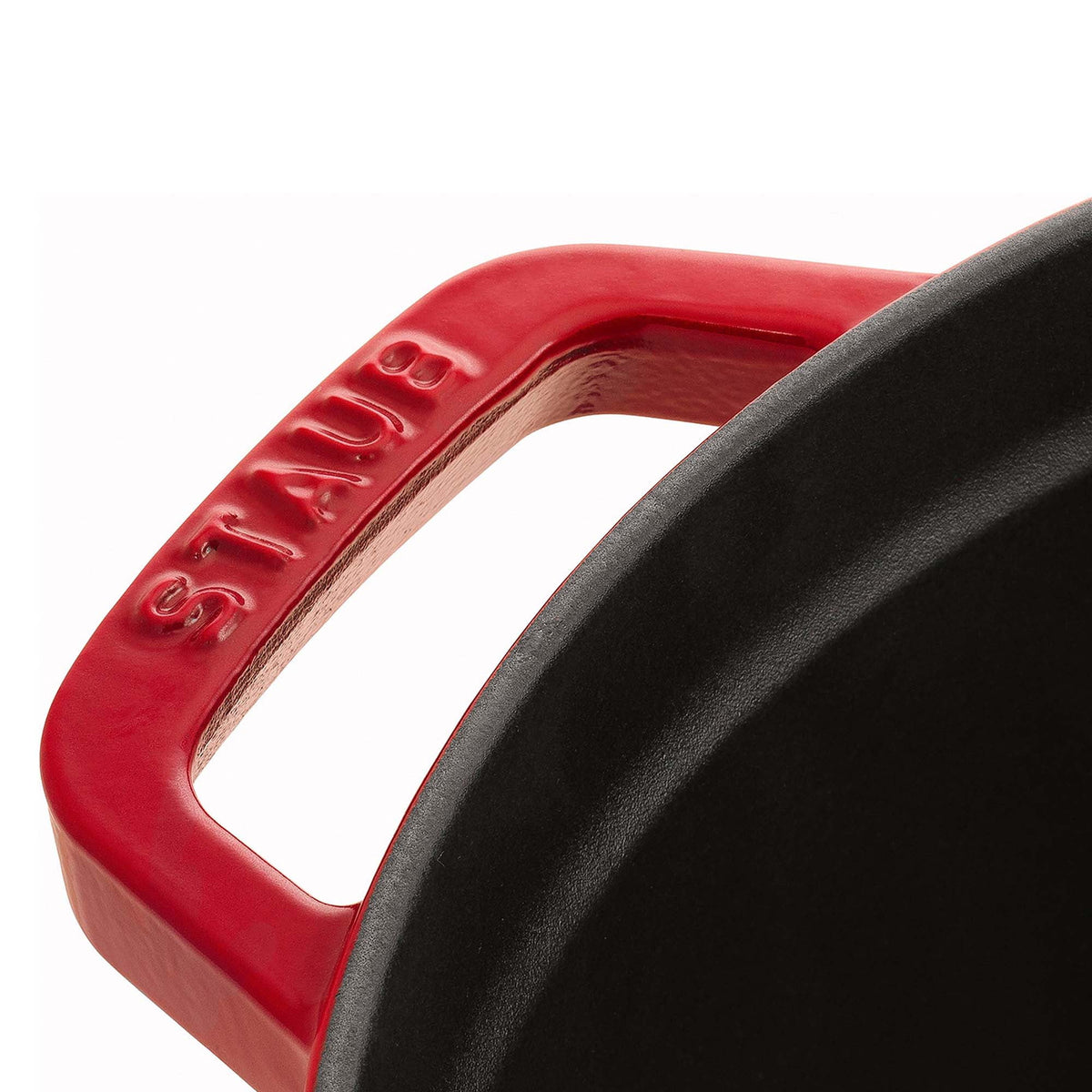Staub Cast Iron 7-qt Round Cocotte - Grenadine