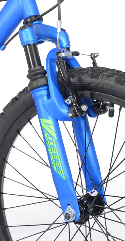 20" Crossfire 6-Speed Boy's Mountain Bike, Blue/Green