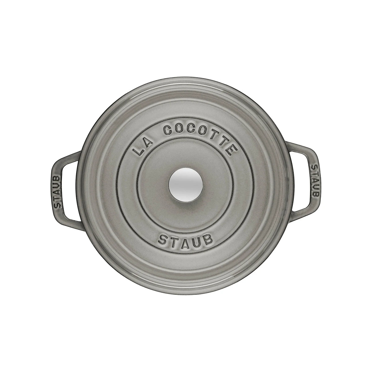 Staub Cast Iron 7-qt Round Cocotte - Grenadine