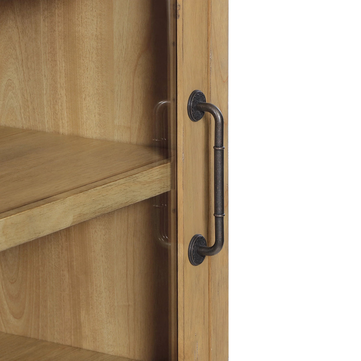 The Pioneer Woman Dining Hutch Cabinet, Medium Brown Finish