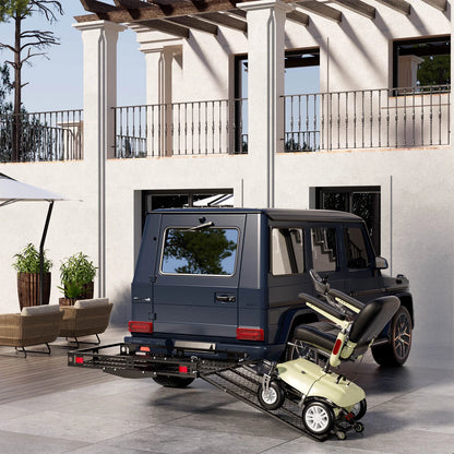 Costway 500lbs Strong Wheelchair Hitch Carrier Mobility Electric Scooter Loading Ramp