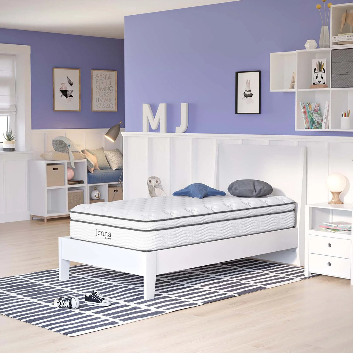Jenna 10" Twin Innerspring Mattress, Multiple Colors