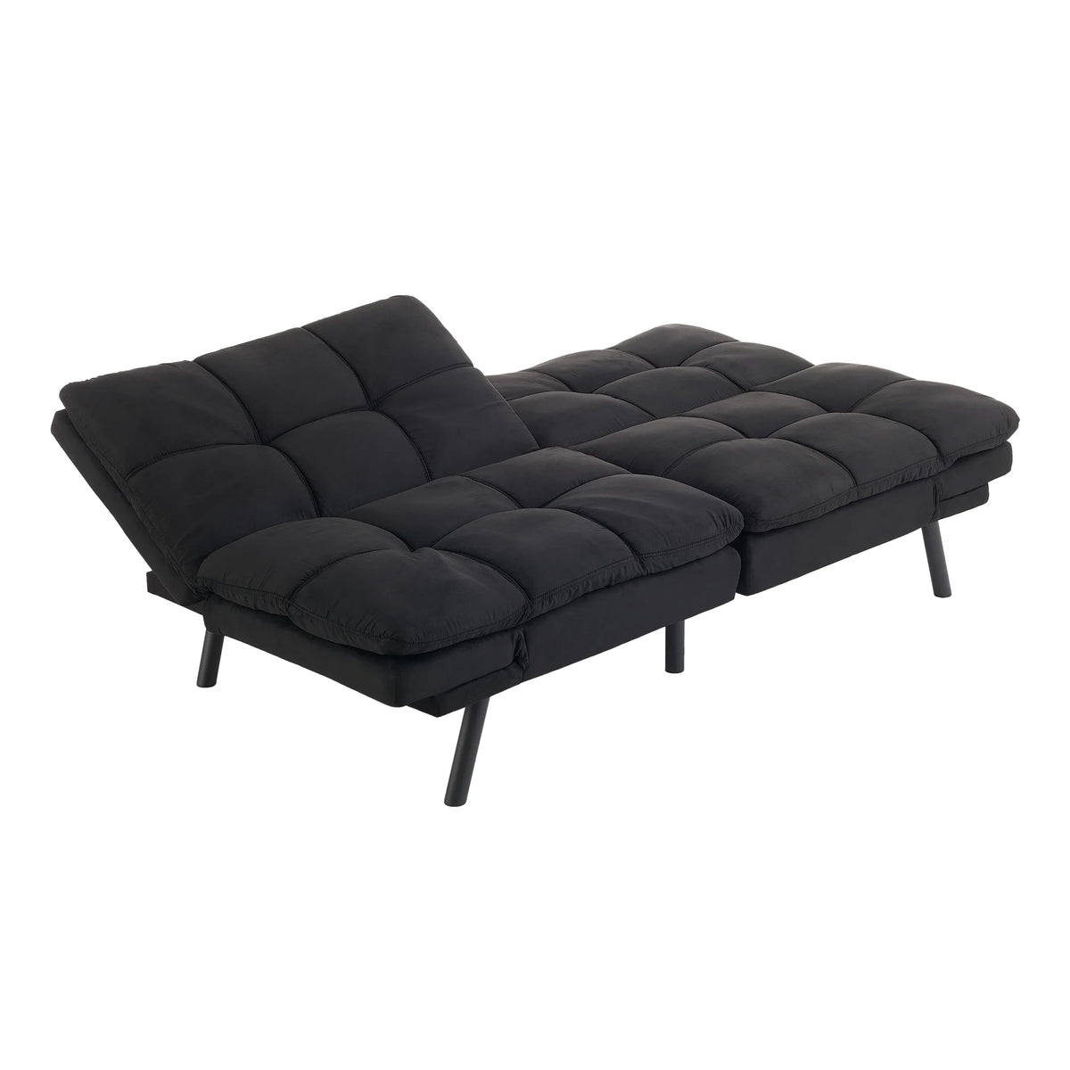 Mainstays Memory Foam Futon with 72",Black