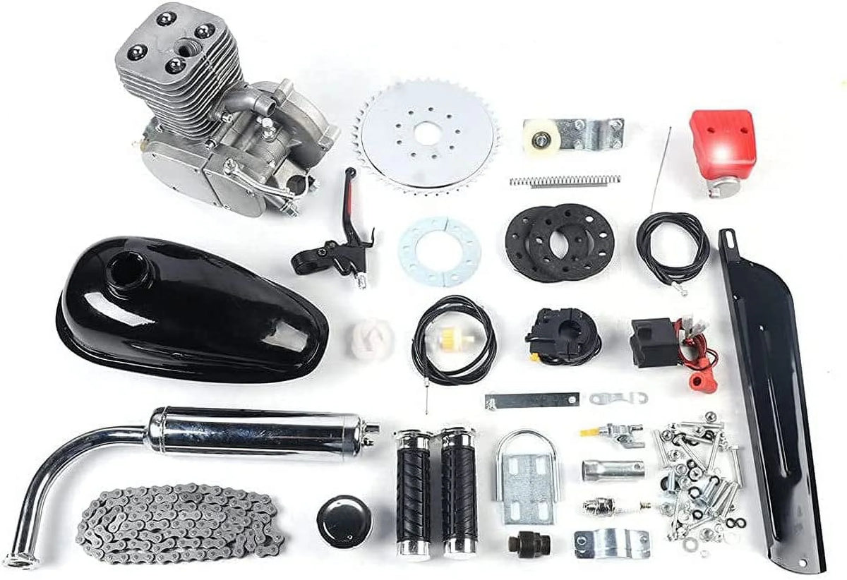 Loyalheartdy 36 Tooth Bicycle Motor Kit 100CC 2-Stroke Gas Motorized Bicycle Engine Set
