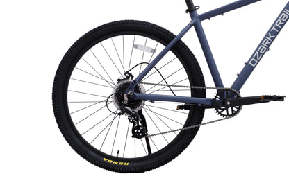 27.5" Ozark Trail M.2 Ridge Mountain Bike, Medium Frame, Fits Riders 5'3" - 5'8", Blue, Adult, Unisex