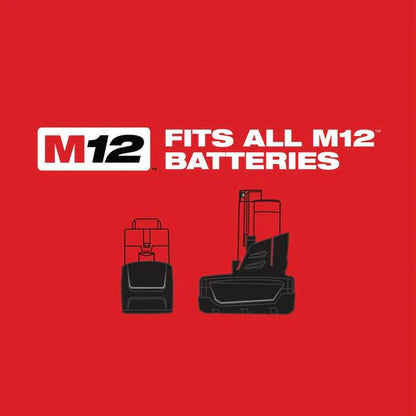 M12 FUEL 12V Lithium-Ion Brushless Cordless Stubby 3/8 in. Impact Wrench Kit with M12 3/8 in. Ratchet
