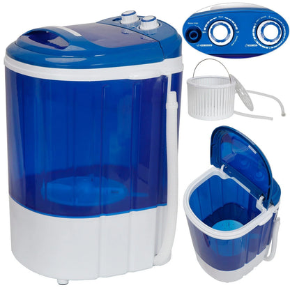 GHooa Mini Laundry Washer 9 lbs Compact Washing Machine Idea Dorm Rooms Portable
