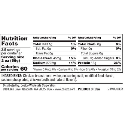 Kirkland Signature, Chicken Breast, 12.5 oz, 6-Count