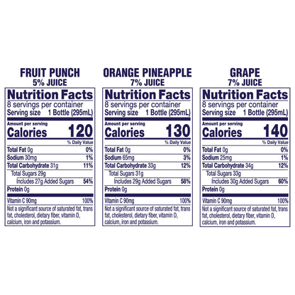 Welch's Juice Drink, Variety Pack, 10 fl oz, 24-count