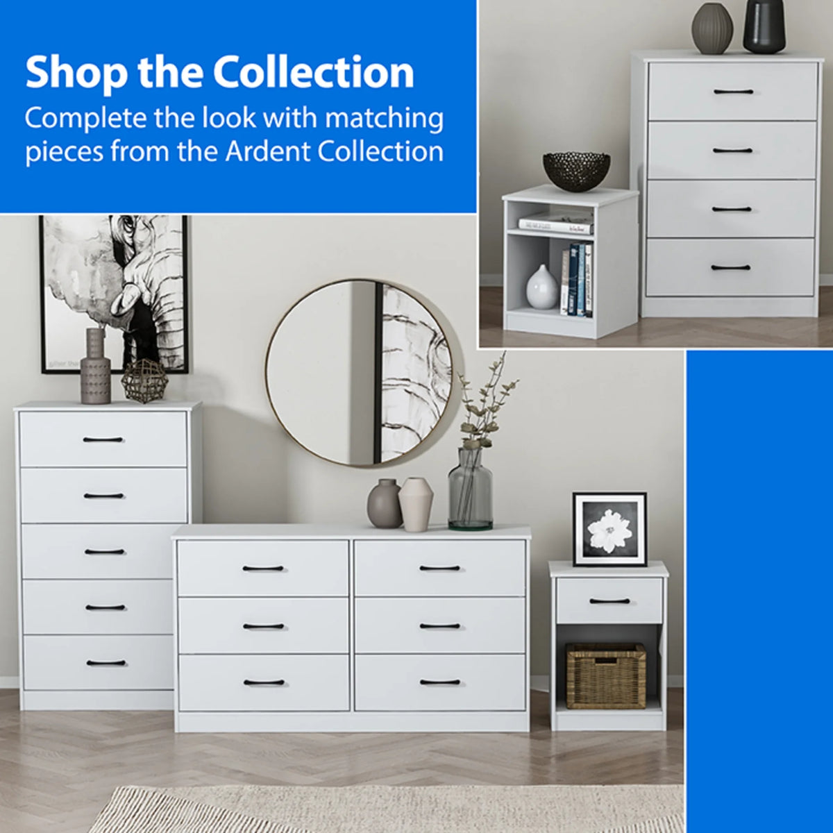 Mainstays Ardent 4 Drawer Dresser, Euro Oak