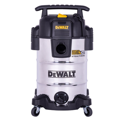 DeWalt 8-Gallon 4 HP Stealthsonic Quiet Stainless Steel Wet Dry Vacuum