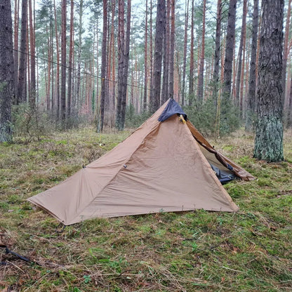 Night Cat 1 Person Trekking Pole Tent for Backpacking Hiker - Ultralight Tent