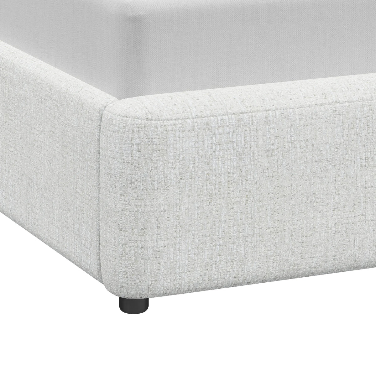 Better Homes & Gardens Juliet King Boucle Platform Bed, Ivory