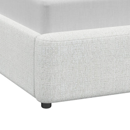 Better Homes & Gardens Juliet King Boucle Platform Bed, Ivory