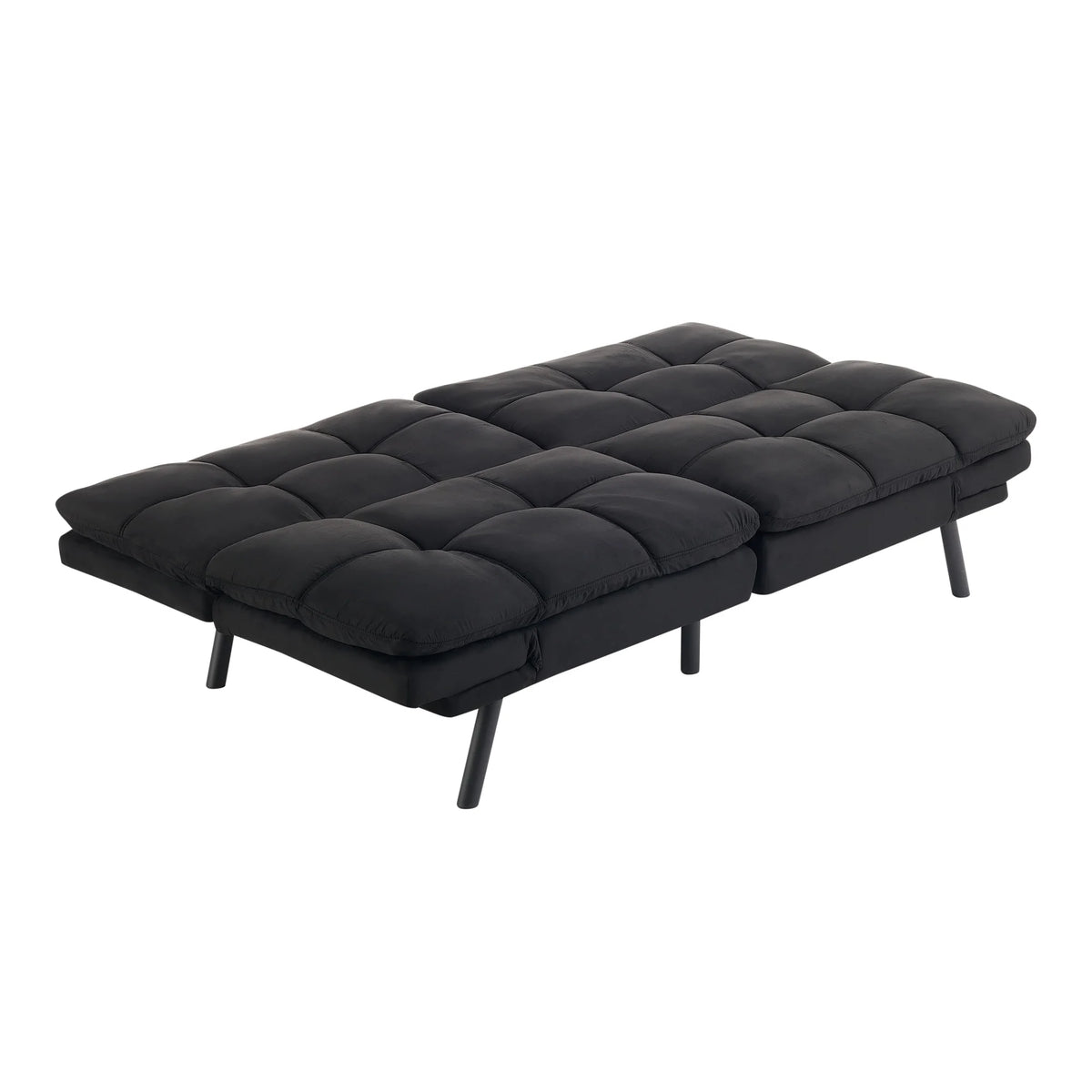 Mainstays Memory Foam Futon with 72",Black