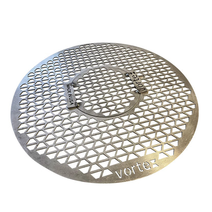 VORTEX (IN)DIRECT HEAT? GRILL GRATE FOR 22 KETTLE UDS KAMADO STYLE CHARCOAL BBQ