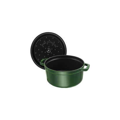 Staub Cast Iron 7-qt Round Cocotte - Grenadine