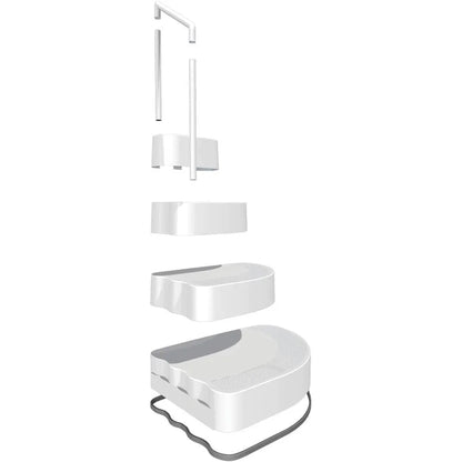 Aqua Select Resin Step in a Box Ultra Sturdy Steps, Oyster Shell White