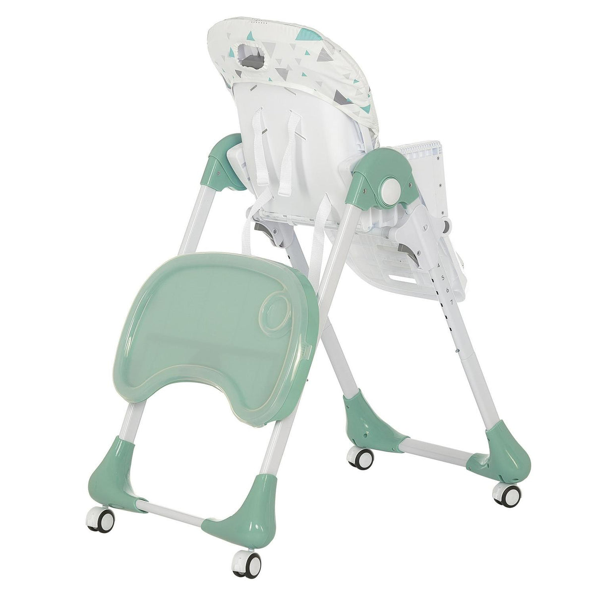 Dream On Me Jazz Highchair. Adjustable Height. Easy to clean in Green
