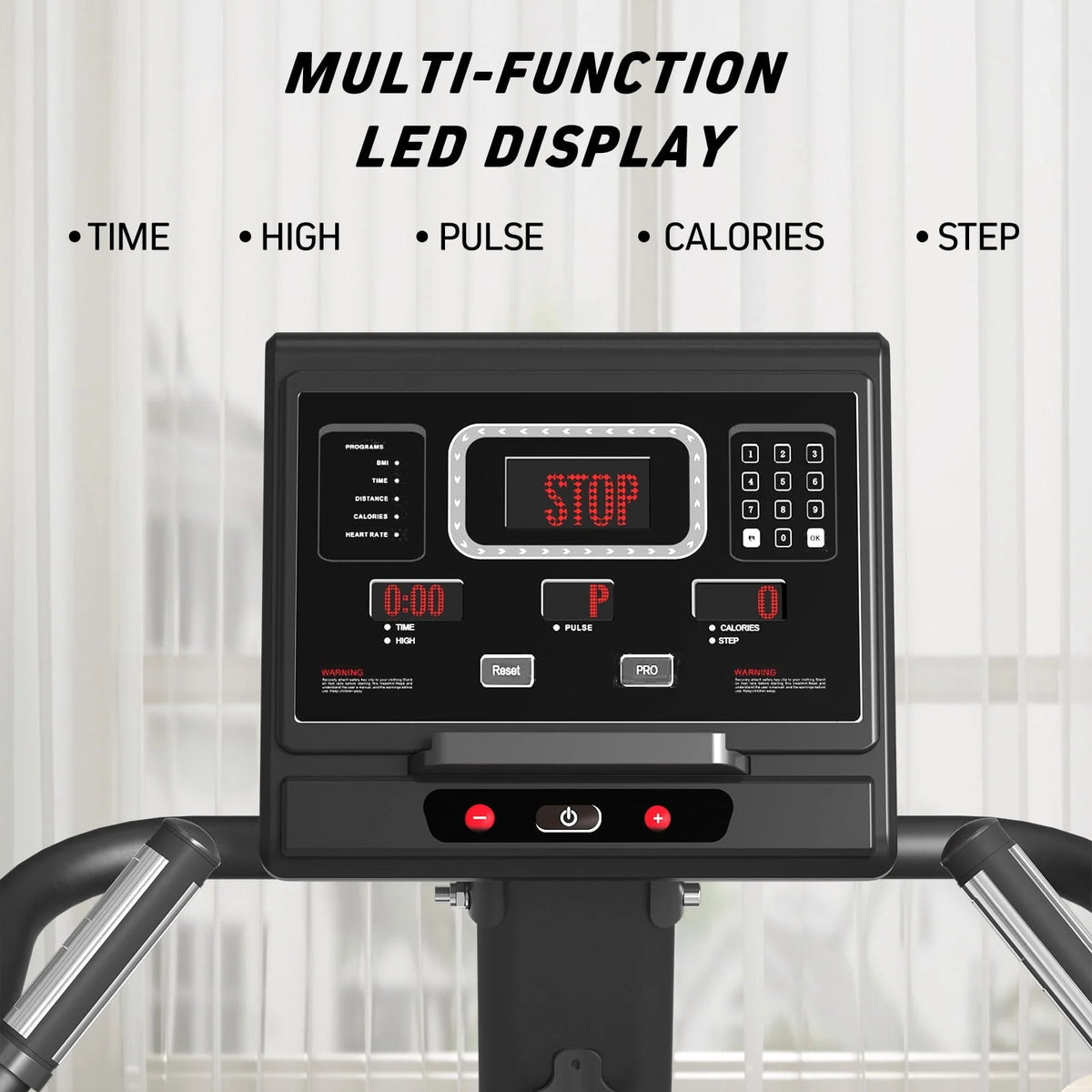 Stairmaster, syedee Stair Stepper with LED Screen, Stepmill Exercise Machine with 12 Workout Programs, 441LBS Step Machine, 24-164 Steps/Minute(White)