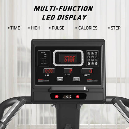 Stairmaster, syedee Stair Stepper with LED Screen, Stepmill Exercise Machine with 12 Workout Programs, 441LBS Step Machine, 24-164 Steps/Minute(White)