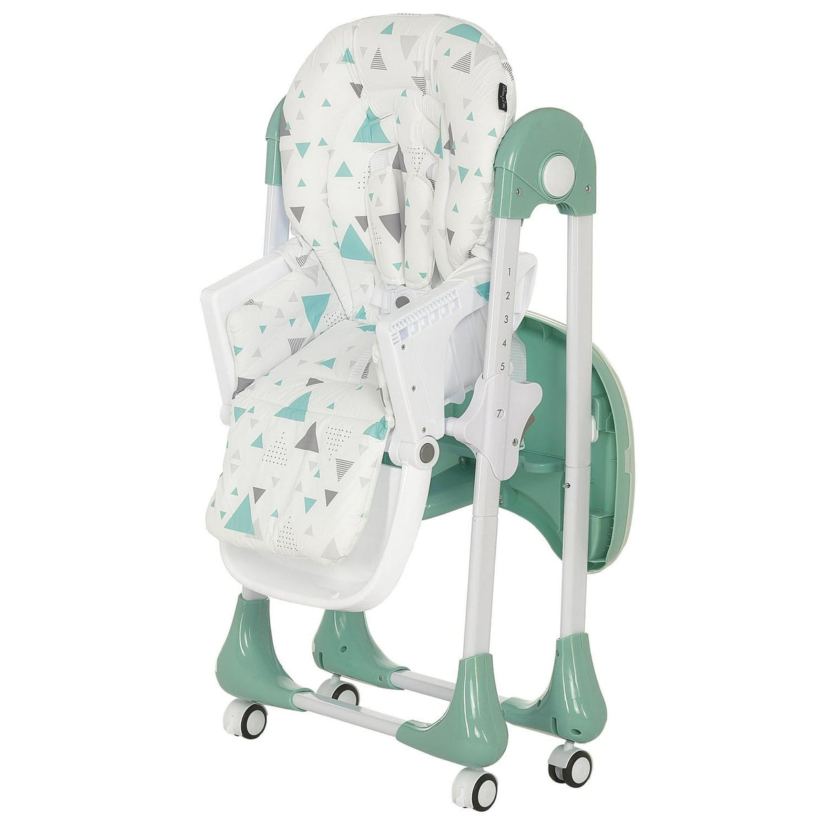 Dream On Me Jazz Highchair. Adjustable Height. Easy to clean in Green