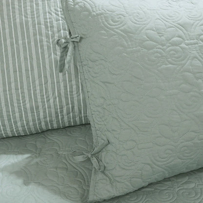 Home Essence Vancouver 6 Piece Reversible Daybed Cover Set, Seafoam